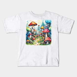 Cute mushrooms pattern gift ideas cute mushroom gifts Kids T-Shirt